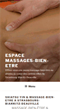 Mobile Screenshot of modelage-bien-etre.fr